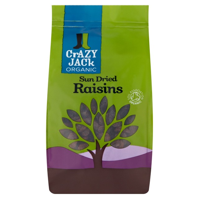 Crazy Jack organic raisins 375g - British product