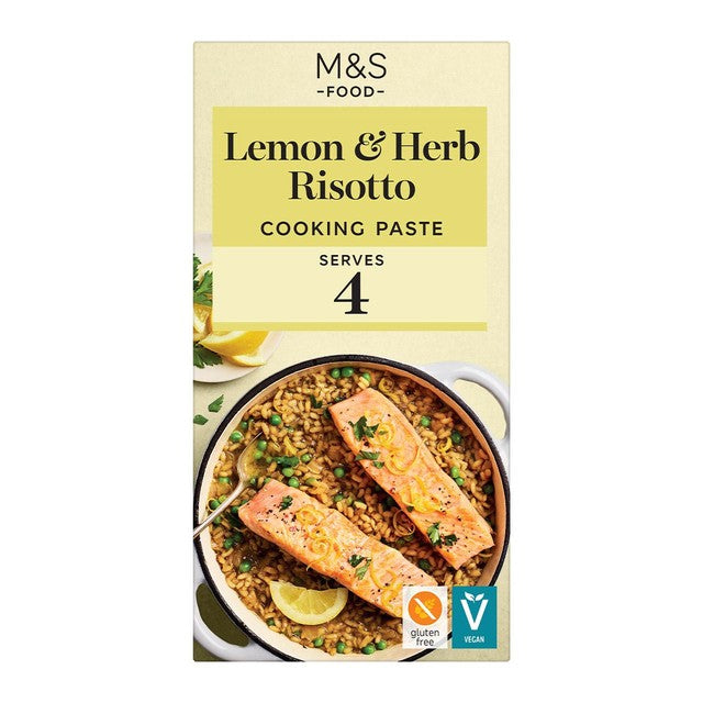 M&S Lemon & Herb Risotto Cooking Paste 50g, imported from the UK