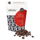 Nibble Protein dark Madagascan chocolate chips 160g, imported from the UK