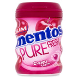 Mentos Pure Fresh Cherry sugar free chewing gum 70g, imported from the UK