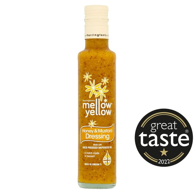 Farringtons Mellow Yellow honey mustard dressing 250ml - British product