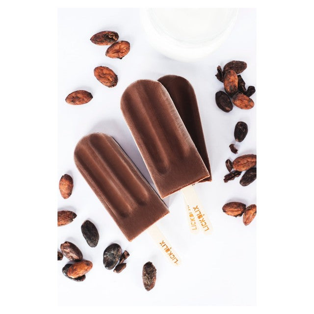 Lickalix chocolate ice lollies 3 pack, UK version
