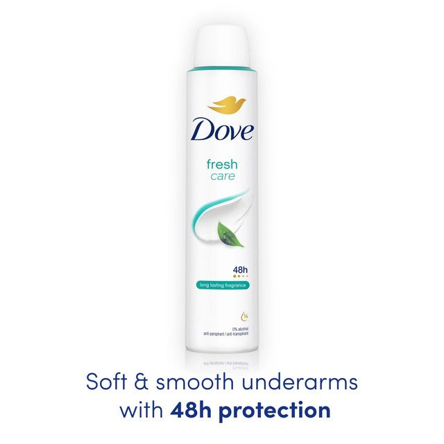 Dove fresh anti-perspirant deodorant aerosol 200ml - British product
