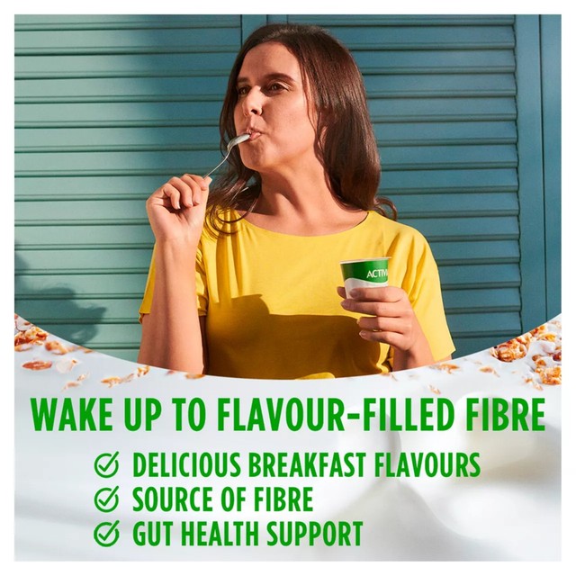 Activia Fibre Walnut & Oat Yogurt 4 x 115g multipack - British product