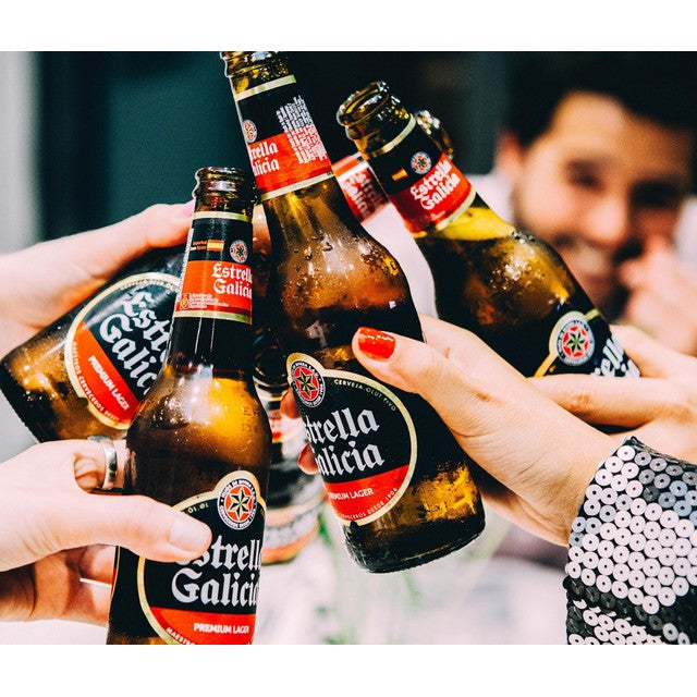 Estrella Galicia lager 4x330ml - British product