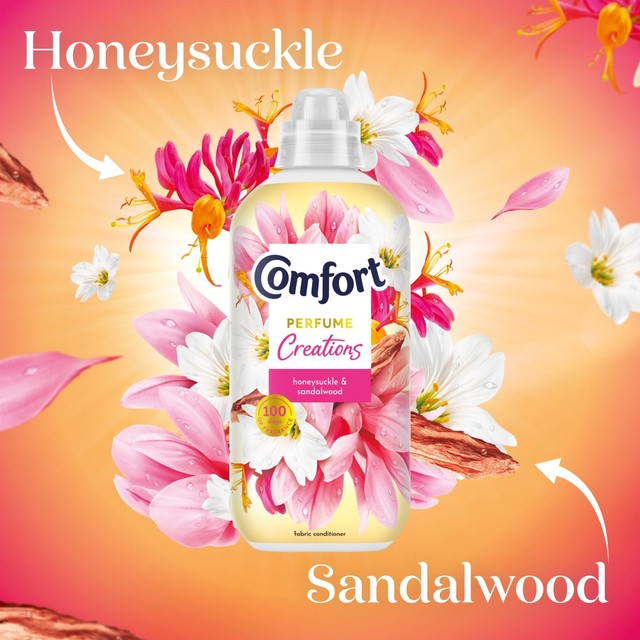 Comfort Honeysuckle and Sandalwood fabric conditioner 1.4L - British product