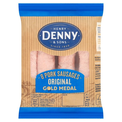 Denny Gold Medal Pork Sausages 227g