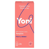 Yoni Organic Tampons Heavy 16 Pack (British brand)