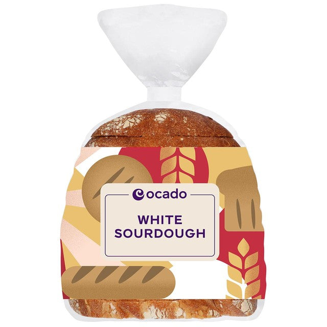 Ocado white sourdough bread 500g, imported from the UK