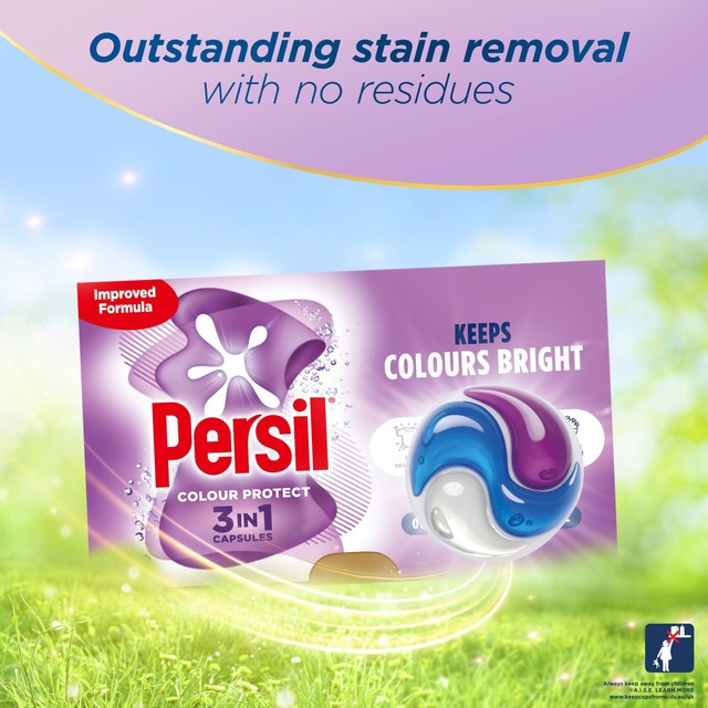 Persil Colour 3 in 1 laundry detergent capsules 26 washes, imported from the UK