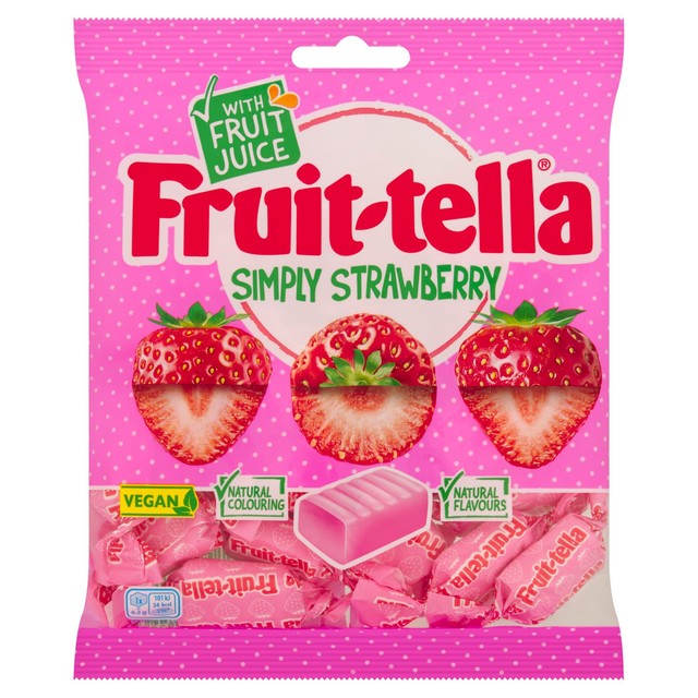 Fruittella strawberry chewy sweets 135g - British product