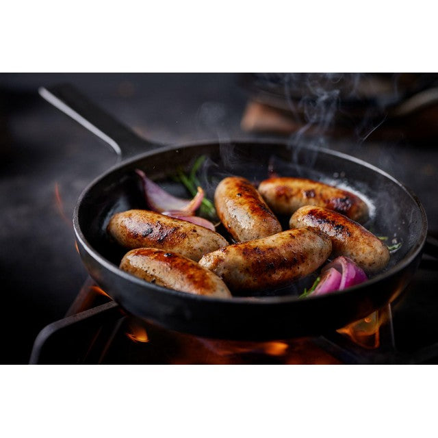 M&S Collection farmhouse pork sausages 400g, imported from the UK