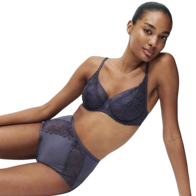 M&S Amelia Lace Full Briefs Thunder 8 - British product
