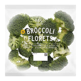 M&S broccoli florets 240g, imported from the UK