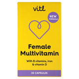 VITL female multivitamin capsules 30 capsules (British brand)
