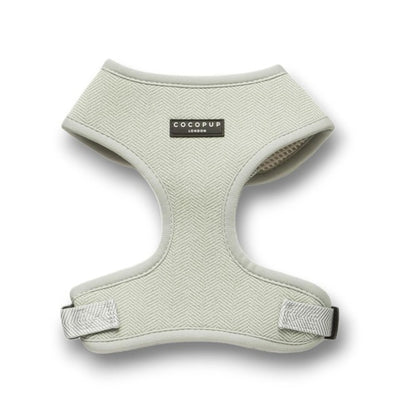 Cocopup London Sage Tweed Dog Harness Large