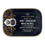 M&S Hot Smoked Mackerel 110g, imported from the UK