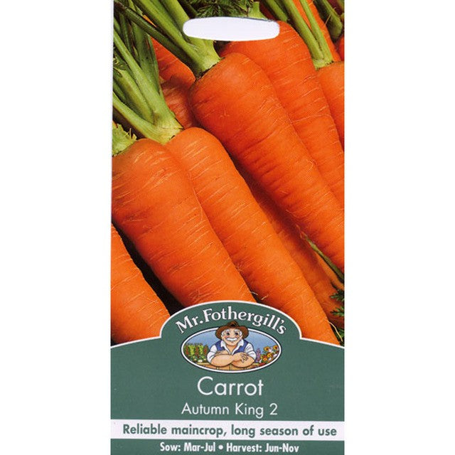 Mr Fothergill's Seeds Carrot Autumn King seeds - British product