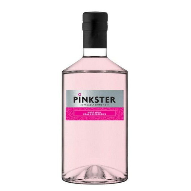 Pinkster pink gin with raspberries 70cl, imported from the UK