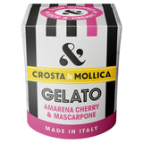 Crosta  Mollica Amarena Cherry  Mascarpone Gelato 450ml