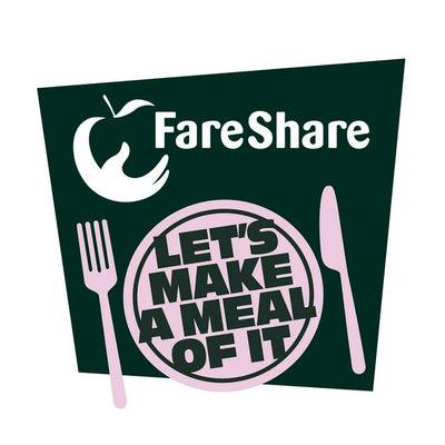 Don de 5 £ à FareShare Disponible uniquement dans le cadre d'un achat régulier, ne peut pas être acheté isolément