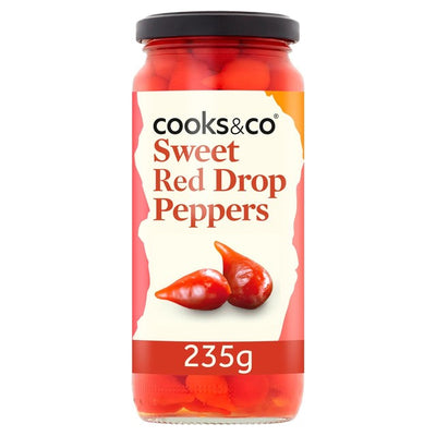 Cooks & Co Sweety Drop Red Pickled Peppers 235g