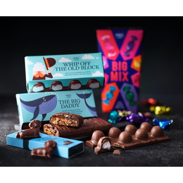 M&S You're Pawsome milk chocolate shapes 53g, imported from the UK