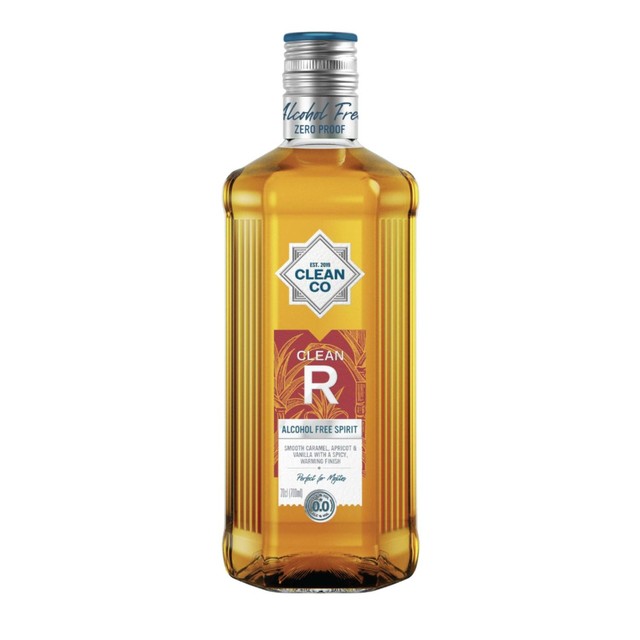 CleanCo Clean R alcohol-free rum alternative 70cl - British product