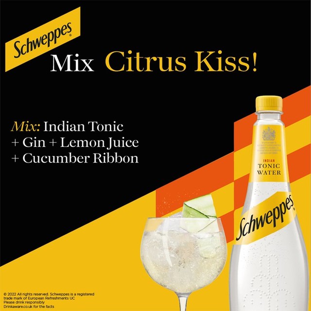 Schweppes Tonic Water 1L (British brand)