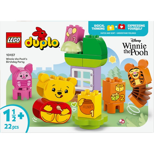 LEGO DUPLO Disney Winnie the Pooh's Birthday Party building toy set 22 pieces, UK version