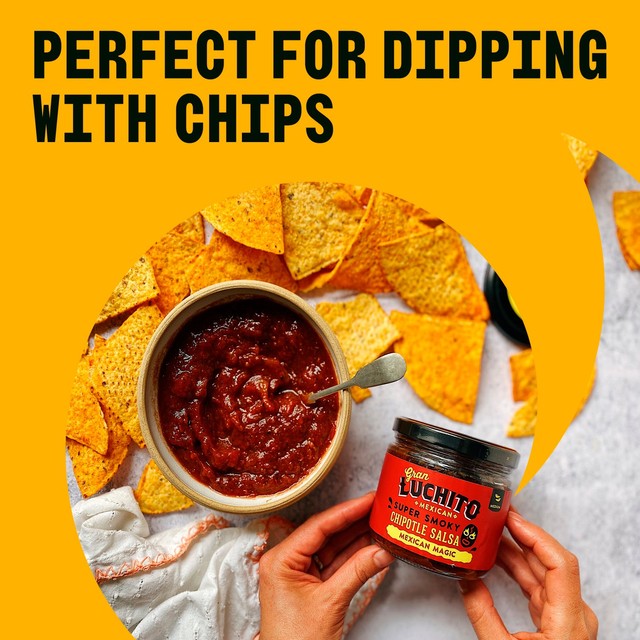 Gran Luchito chipotle tortilla chips 150g, UK version