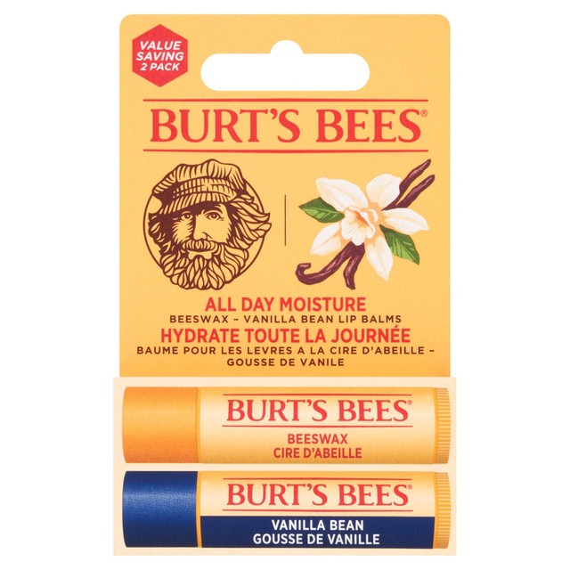 Burt's Bees Duo Pack Lip Balm 2 x 4.25g - British product
