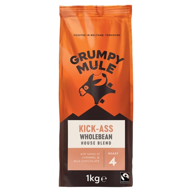 Grumpy Mule House Blend coffee beans 1kg, UK version