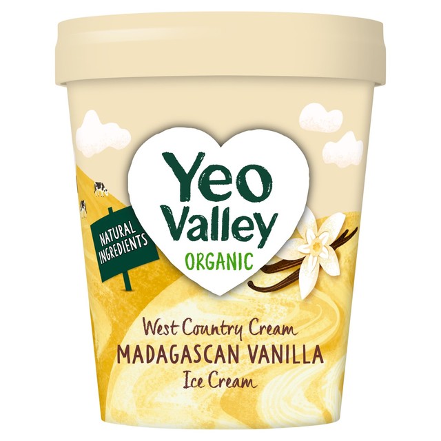 Yeo Valley vanilla ice cream 500ml (British brand)