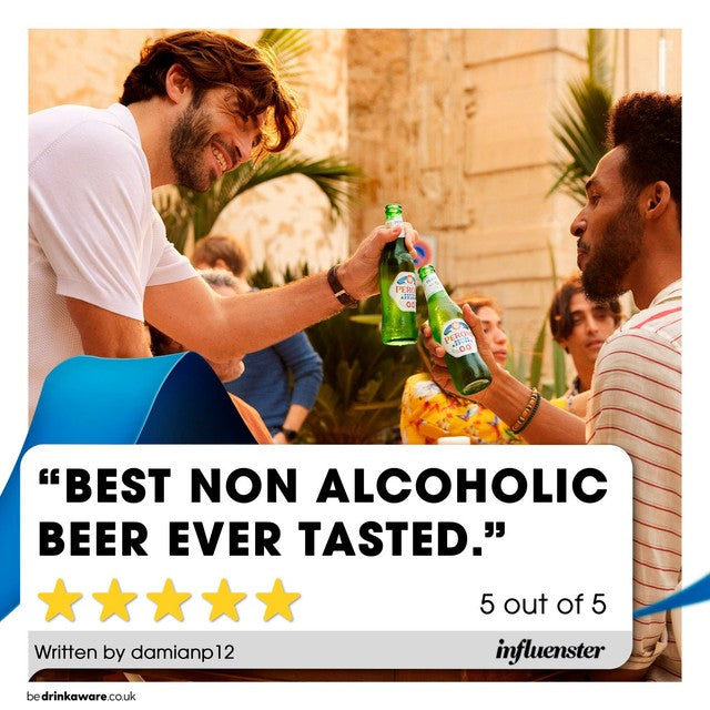 Peroni Nastro Azzurro 0% alcohol-free beer 4 x 330ml, imported from the UK
