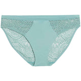 M&S women's high leg knickers in teal, size 12, imported from the UK