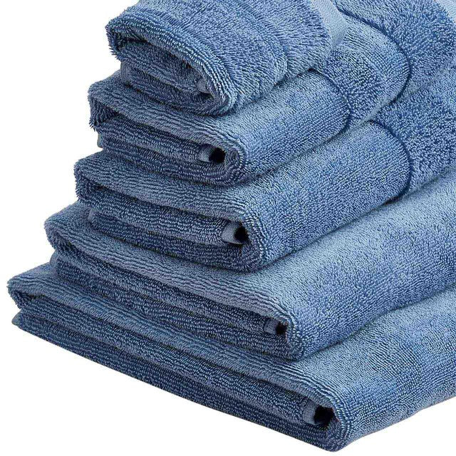 M&S Turkish Cotton Towel Bath Sheet Denim, imported from the UK