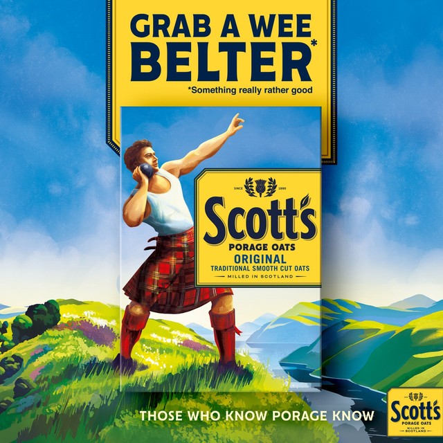Scott's Original Porridge Oats 3kg (British brand)