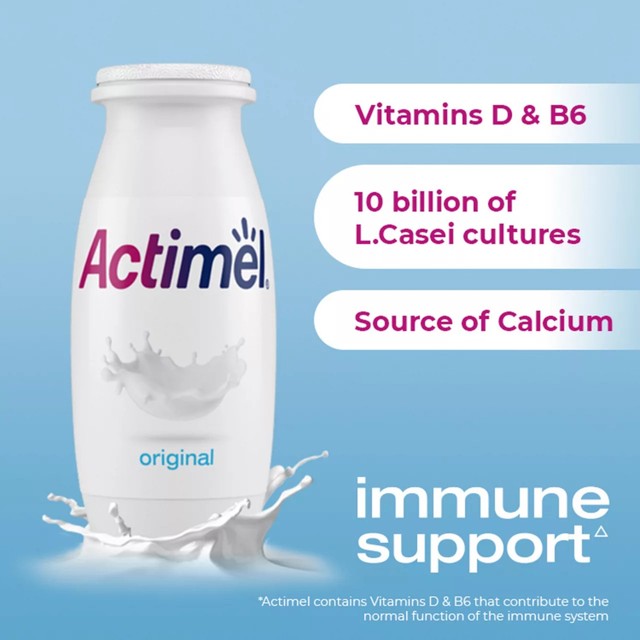 Actimel multifruit yoghurt drink 8 x 100g - British product