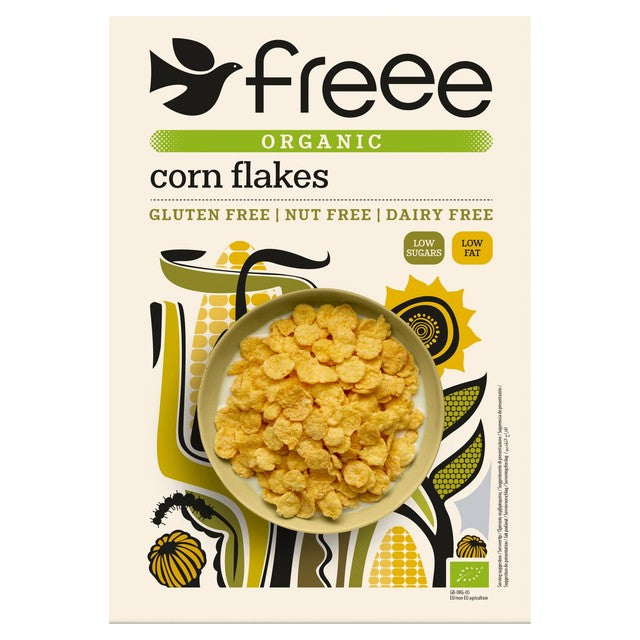 Doves Farm Freee Gluten Free Organic Corn Flakes 325g - British product