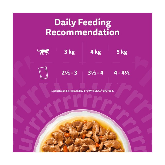 Whiskas wet cat food pouches Aromatic Fusion in Gravy 12 x 85g (British brand)