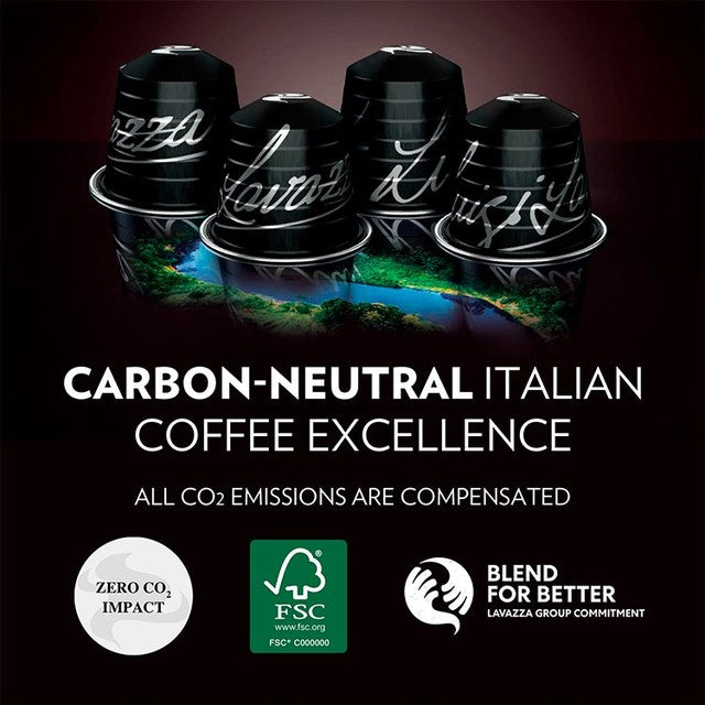 Lavazza decaf aluminium Nespresso compatible coffee capsules 10 capsules, UK version