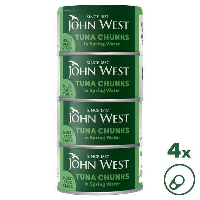 John West tuna chunks in spring water 4 x 125g multipack, UK version