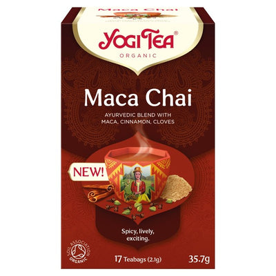 Yogi Tea Maca Chai Organic Tea Bags 17 Count