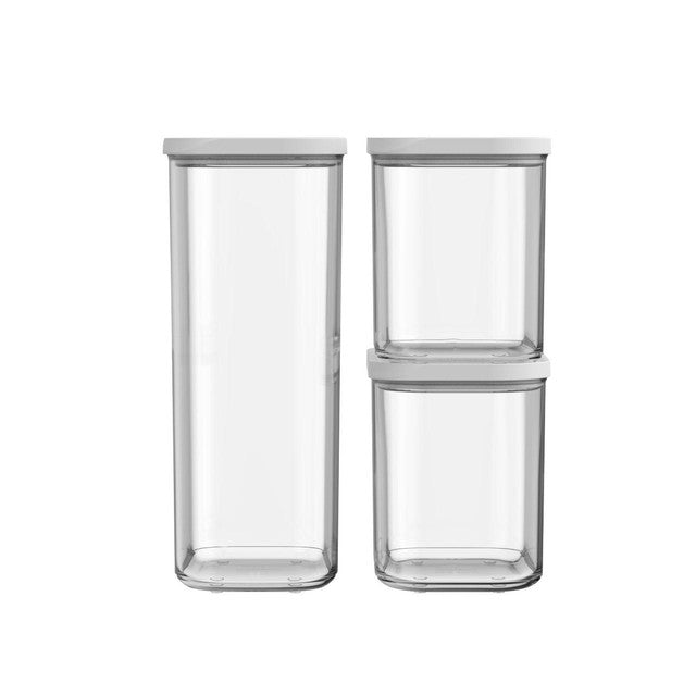 Mepal food storage containers white 3-piece set, imported from the UK
