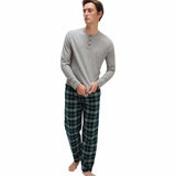 M&S grey cotton pyjama set size M, imported from the UK