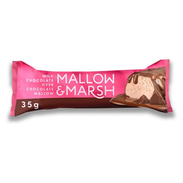 Mallow & Marsh double chocolate marshmallow bar 35g, imported from the UK