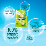 Organix apple rice cakes 72g, imported from the UK