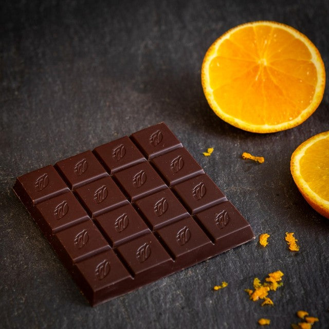 Willie's Cacao dark chocolate with orange bar 50g (British brand)