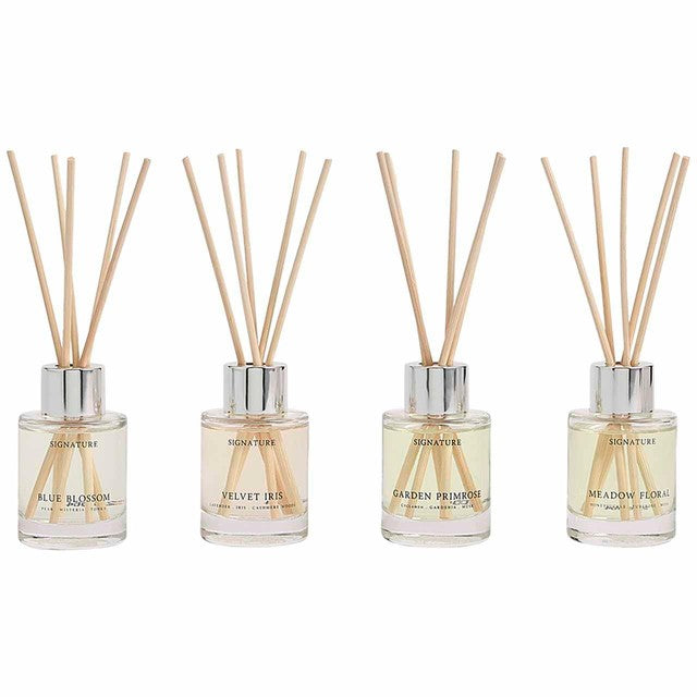 M&S set of four 40ml mini reed diffusers, imported from the UK
